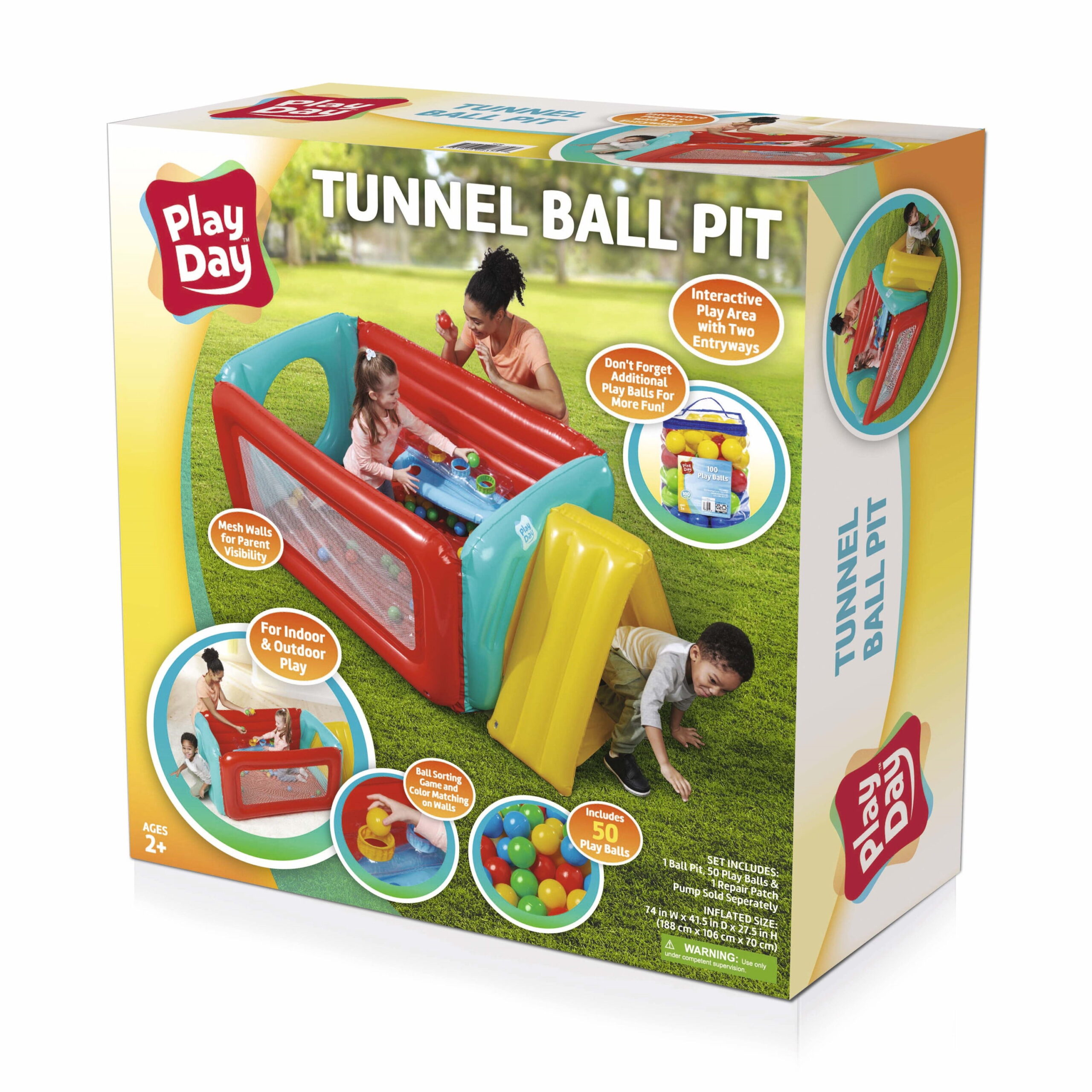 Play Day Tunnel Ball Pit