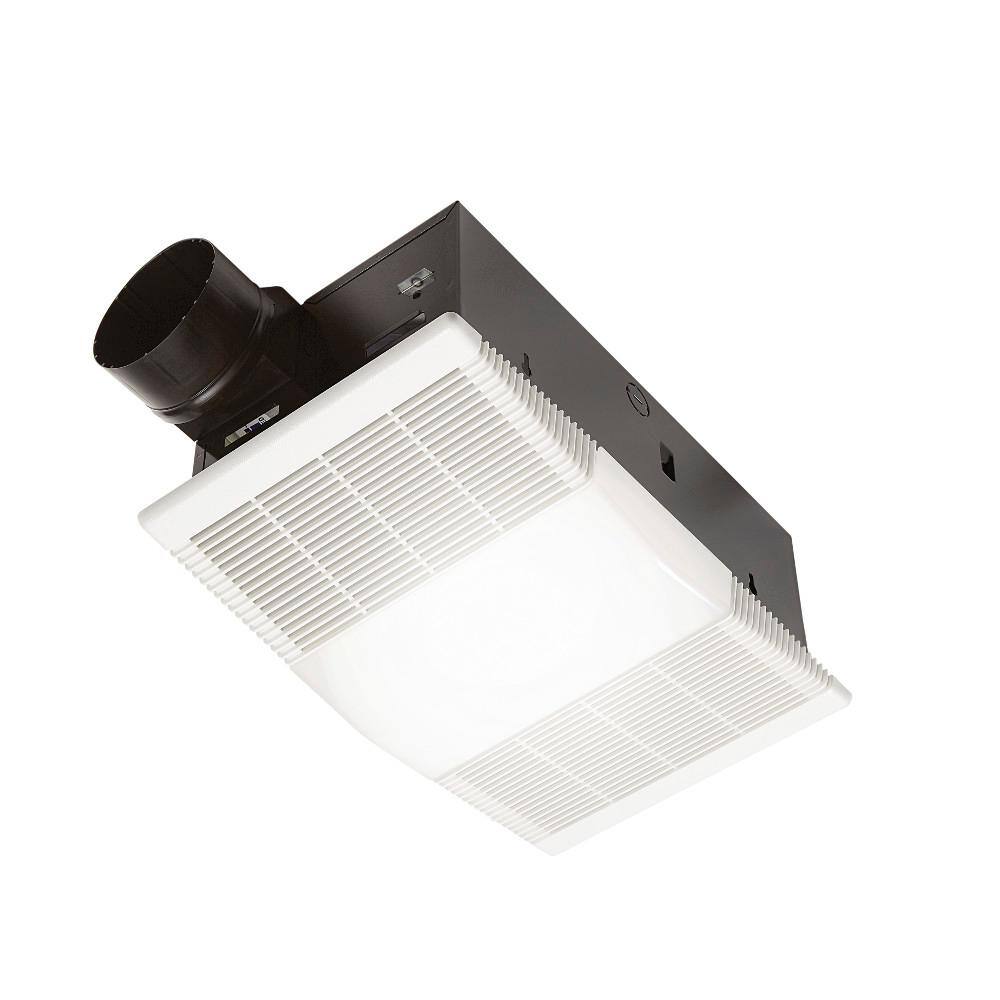 Broan-NuTone 765H80L 80 CFM Ceiling Bathroom Exhaust Fan with Light and 1300-Watt Heater
