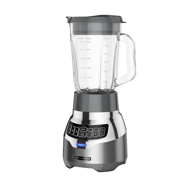 BLACK+DECKER  PowerCrush 48-oz Stainless Steel 900-Watt Pulse Control Blender