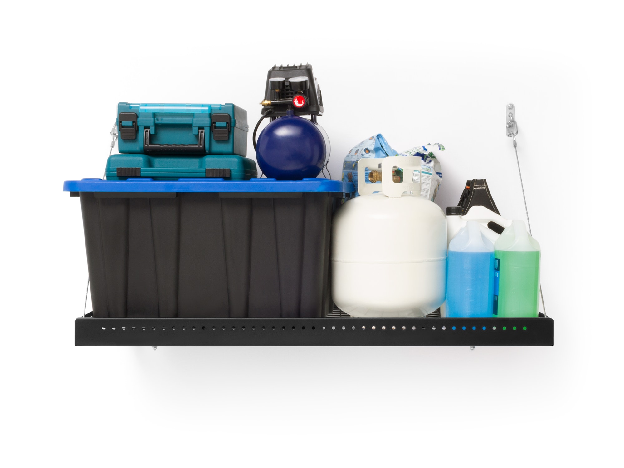 NewAge Products 40404 Black Steel Shelf Kit 48-in L x 24-in D