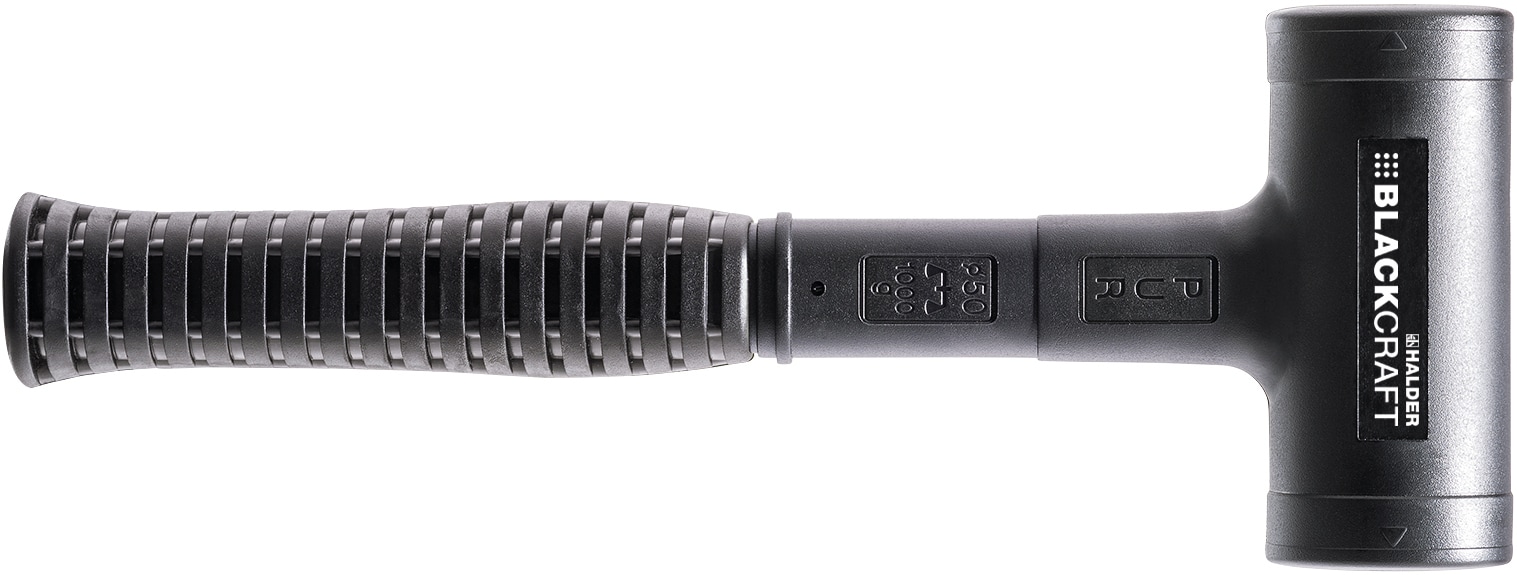 Halder 2.8663-lb Smooth Face Polyurethane Head Steel Dead Blow Hammer