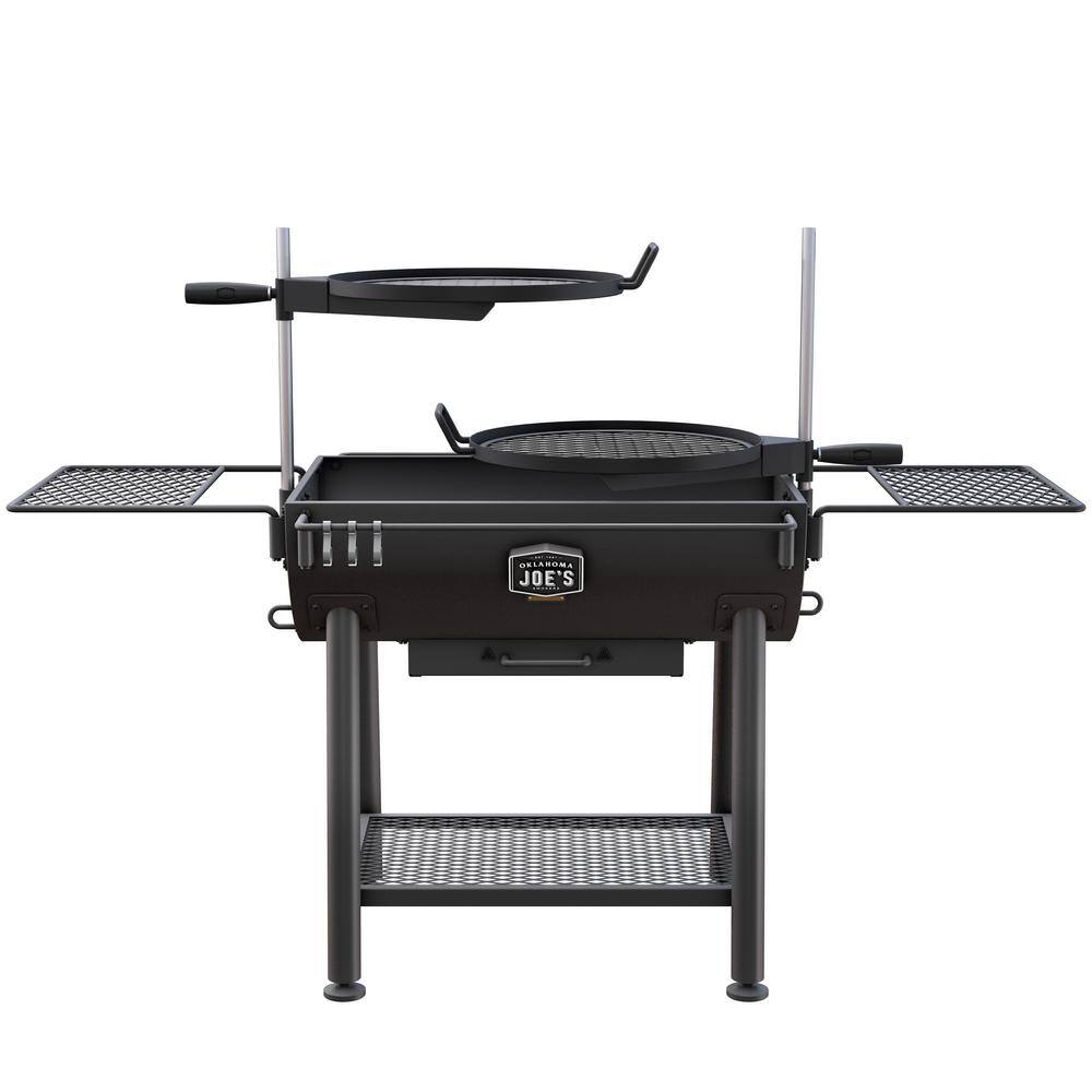 OKLAHOMA JOE-S 23302166 Firecraft Series Open Fire Barrel Charcoal Grill 480 sq. in. Black