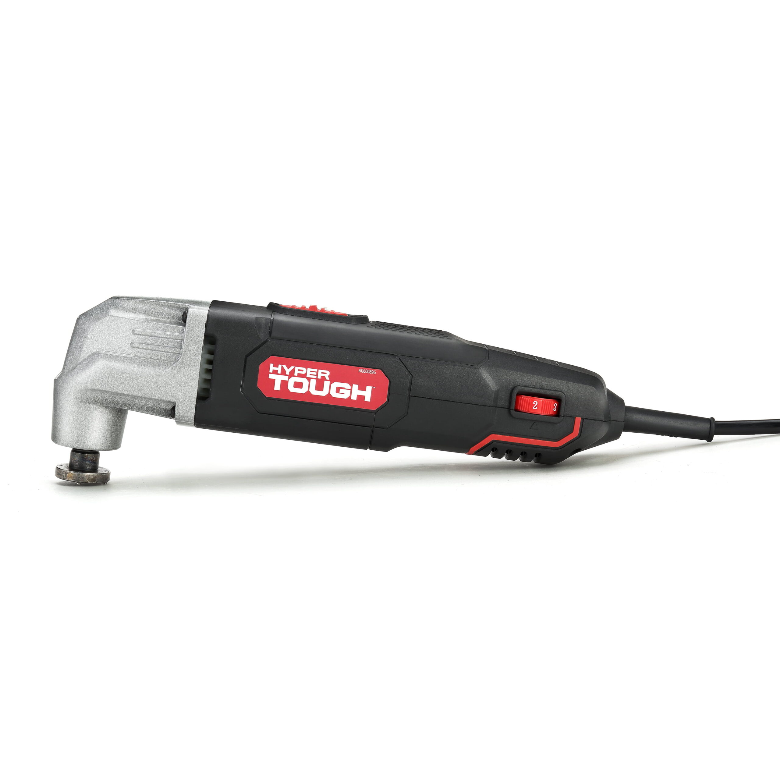 Hyper Tough 2.1 Amp Corded Oscillating Multi-function Tool. Variable Speed. with Hex Key. Sanding Pad. 1-1/4 inch Blade. Scraper Blade & 3 Sanding Sheets (80. 100 & 120 Grit)