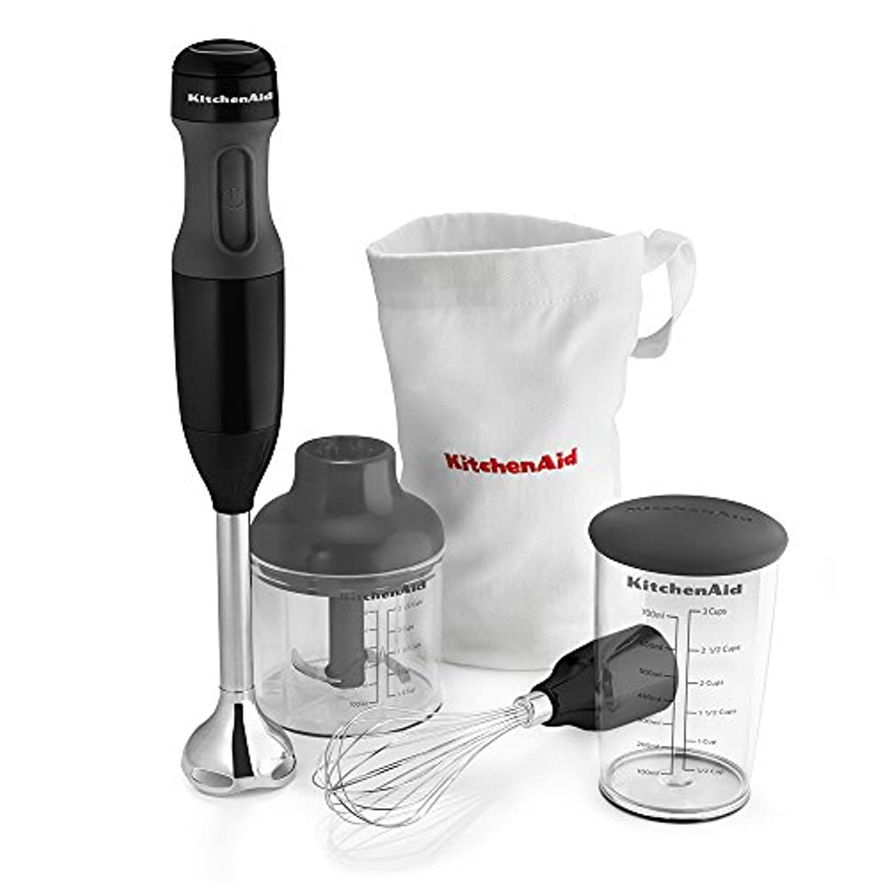 KitchenAid KHB2351OB 3-Speed Hand Blender - Onyx Black