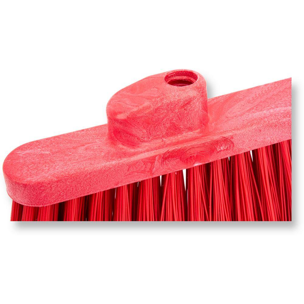 CFS Brands 36867EC05 Sparta 12 in. Red Polypropylene Flagged Upright Broom Head (12-Pack)