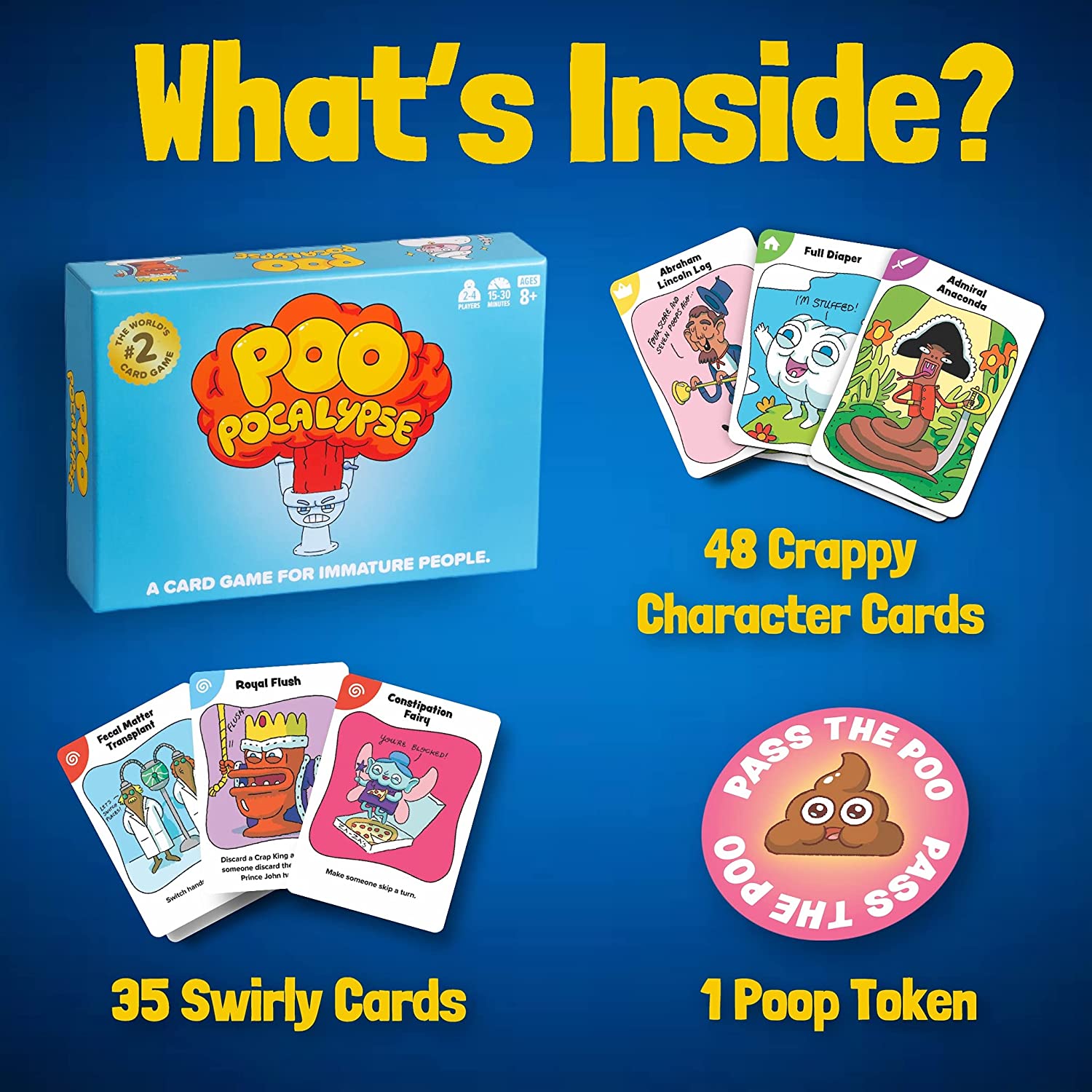 Poo Pocalypse Card Game - The Hilarious Family Party Game