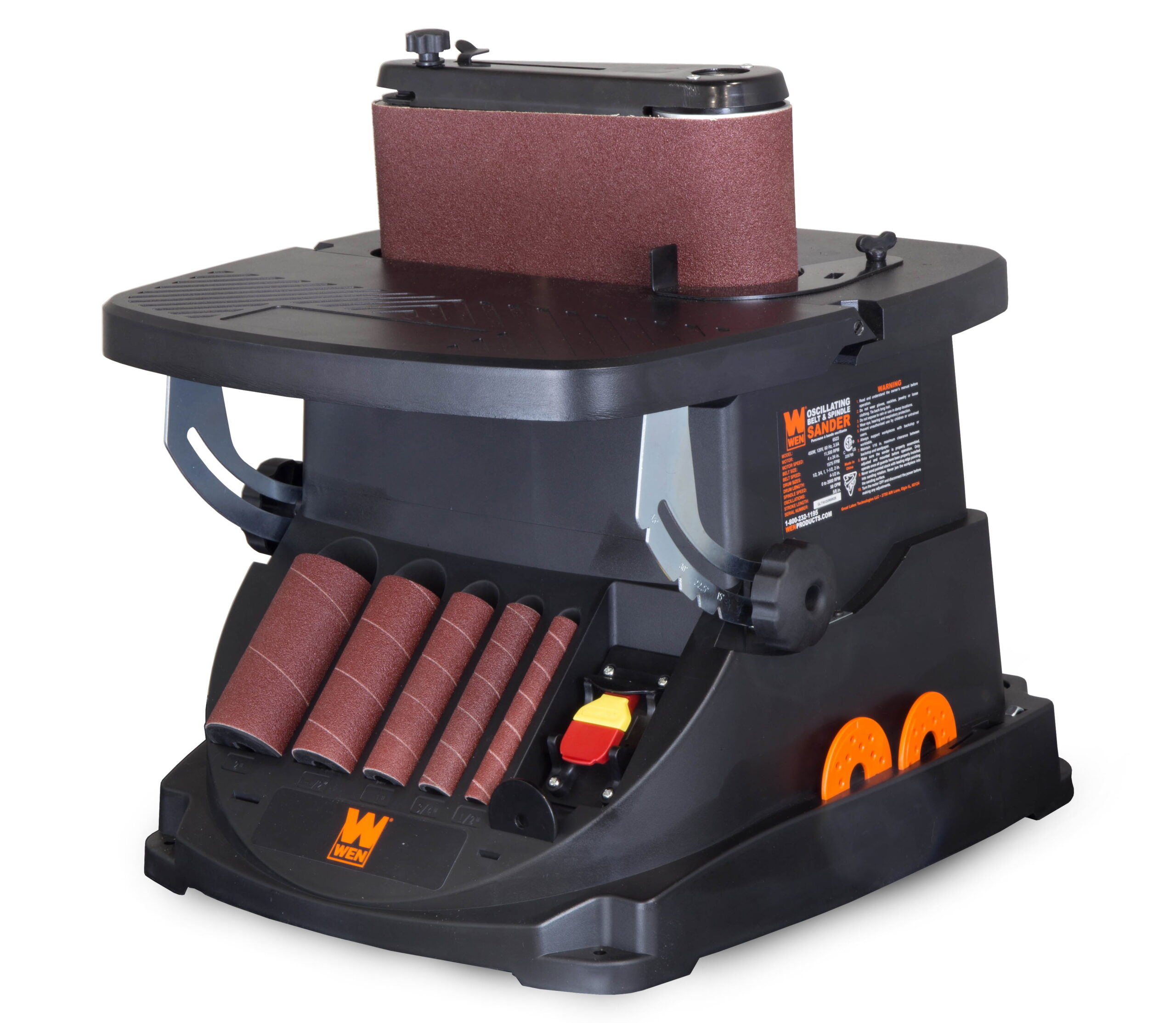 WEN Products 3.5-Amp Oscillating Belt and Spindle Sander. 6524