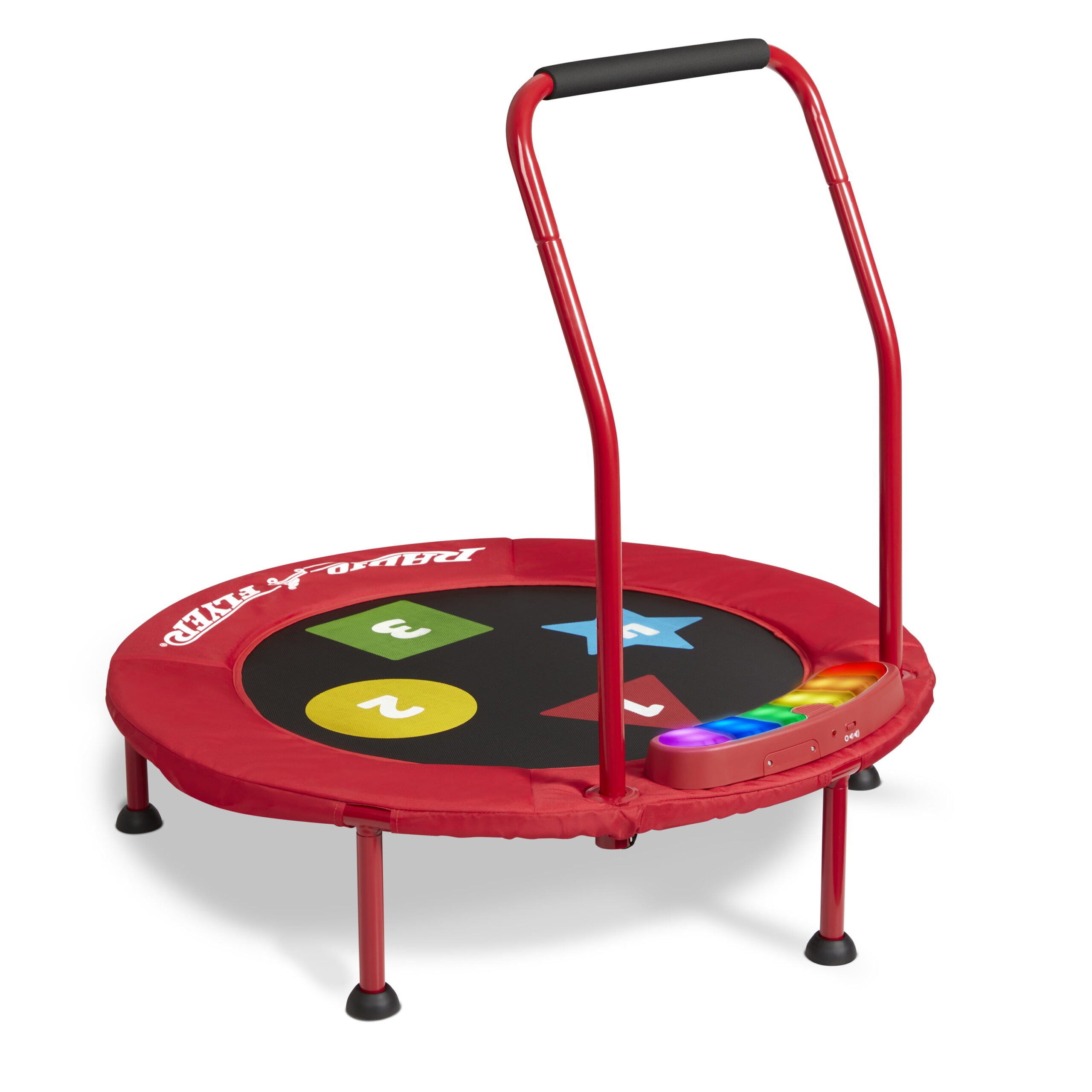 Radio Flyer. Game Time Interactive Kids- Trampoline with Lights & Sounds. 3-Feet Diameter