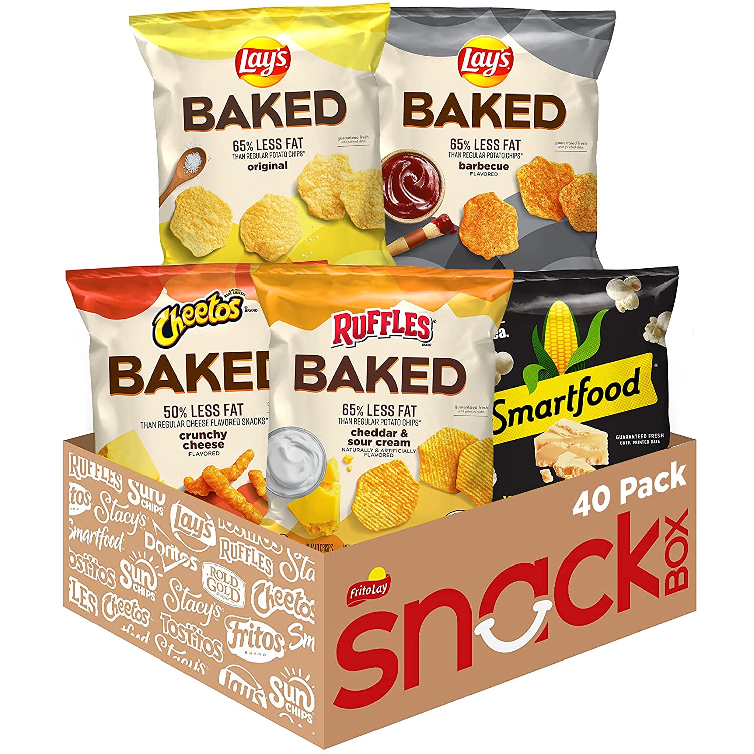 Frito-Lay Baked & Popped Mix Variety Pack. Pack of 40