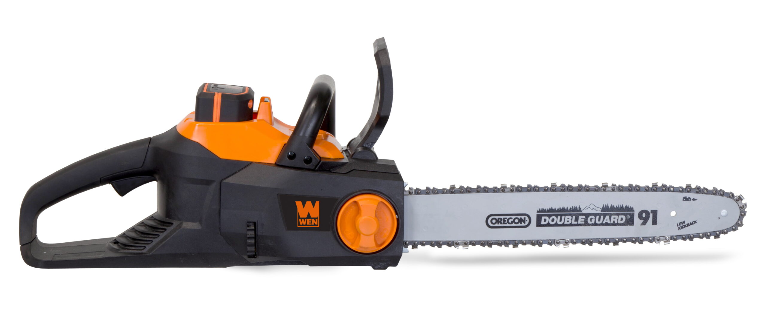 WEN 40V Max Lithium Ion 16-Inch Brushless Cordless Chainsaw with 4Ah Battery and Charger