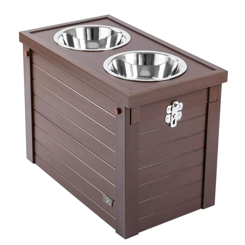 New Age Pet ecoFLEX Piedmont Dog Diner. Russet