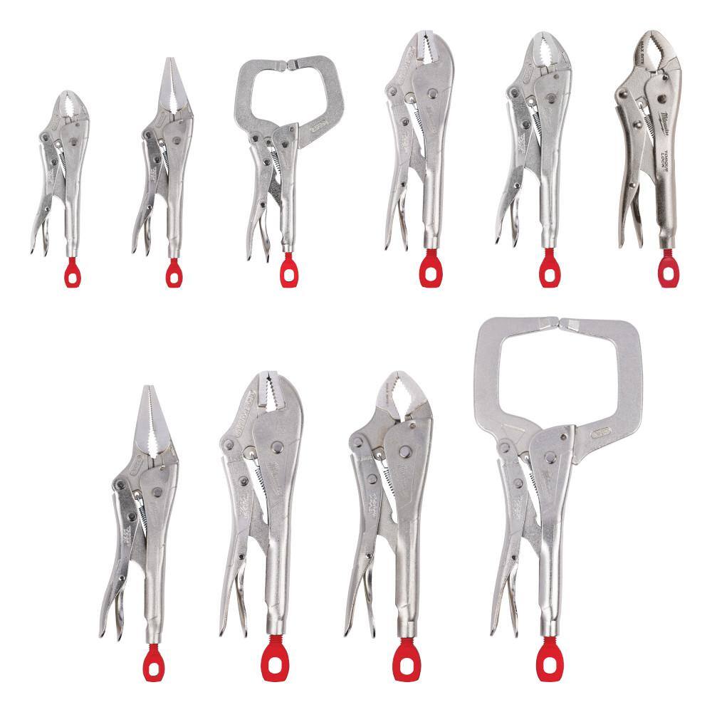 Milwaukee 1002718906 Torque Lock Locking Pliers Kit (10-Piece)