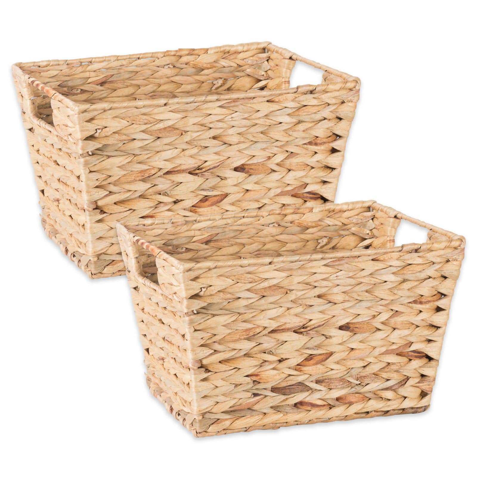 DII Medium Water Hyacinth Baskets. 2ct.