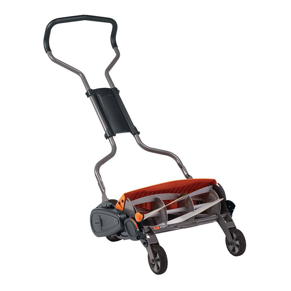Fiskars 362050-1002 StaySharp 18 in. Cut Manual Push Non Electric Walk Behind Reel Mower