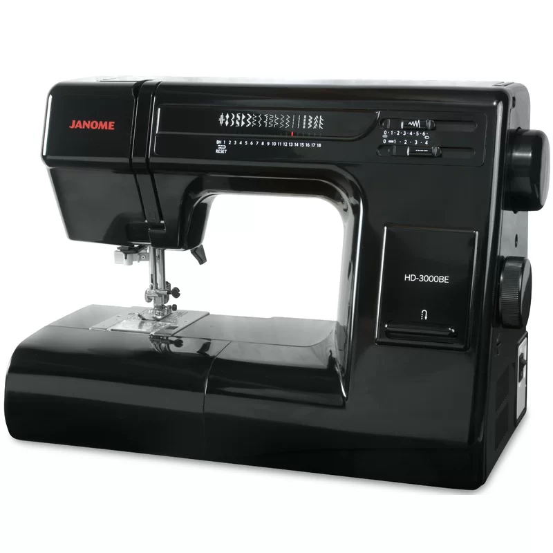 Janome HD3000BE 18-Stitch Sewing Machine with Quilt Kit
