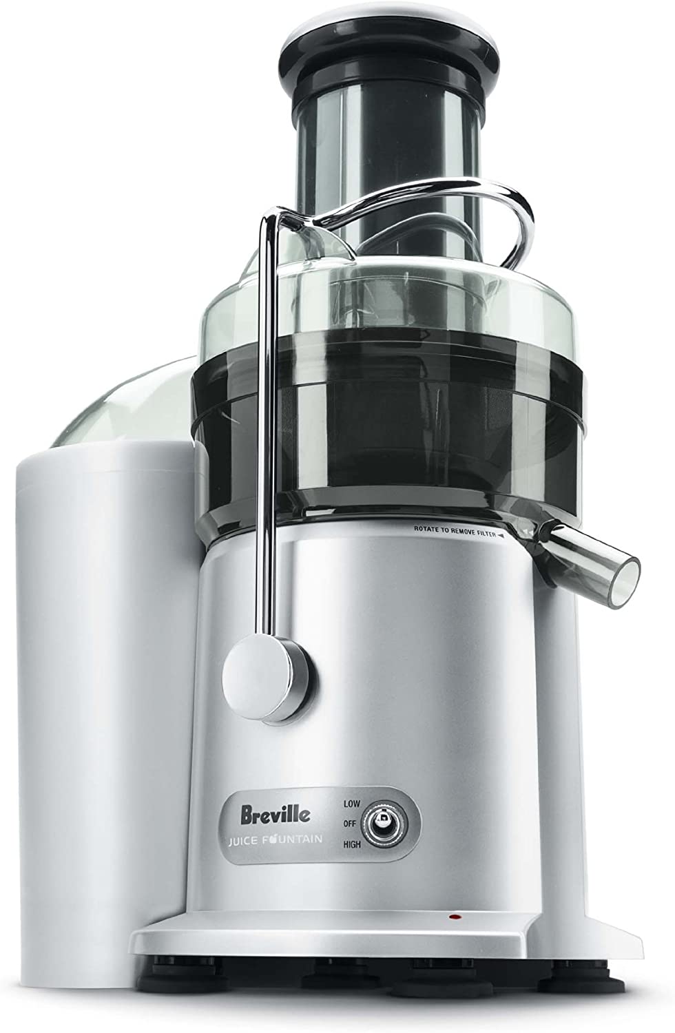 Breville Juice Fountain Plus Juicer. Brushed Stainless Steel. JE98XL