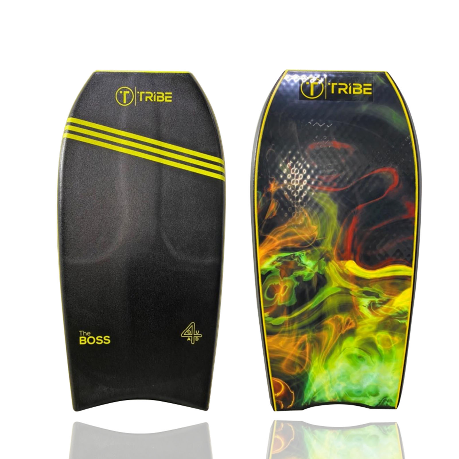 Tribe Boss QUAD 42.5″ BK/BK/COSM Bodyboard