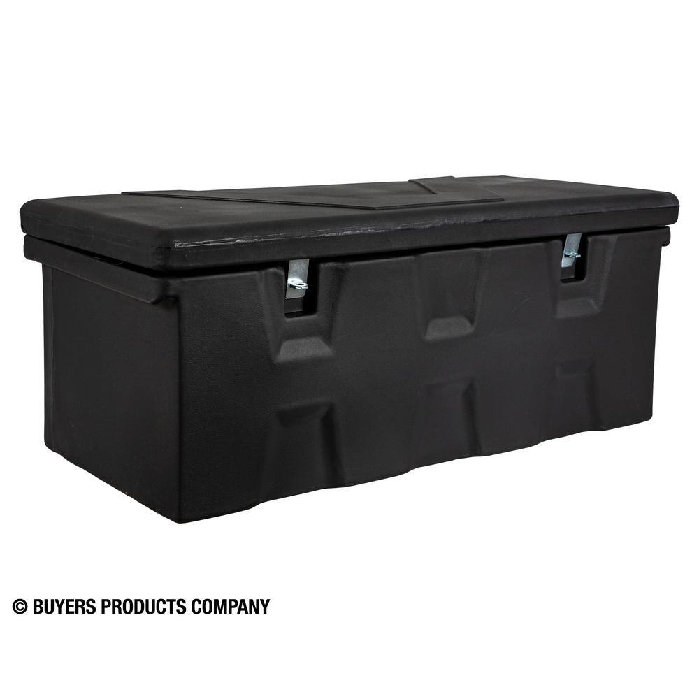 Buyers Products Company 1712240 17.25 in. x 19 in. x 44 in. Matte Black Plastic All-Purpose Truck Tool Box Chest
