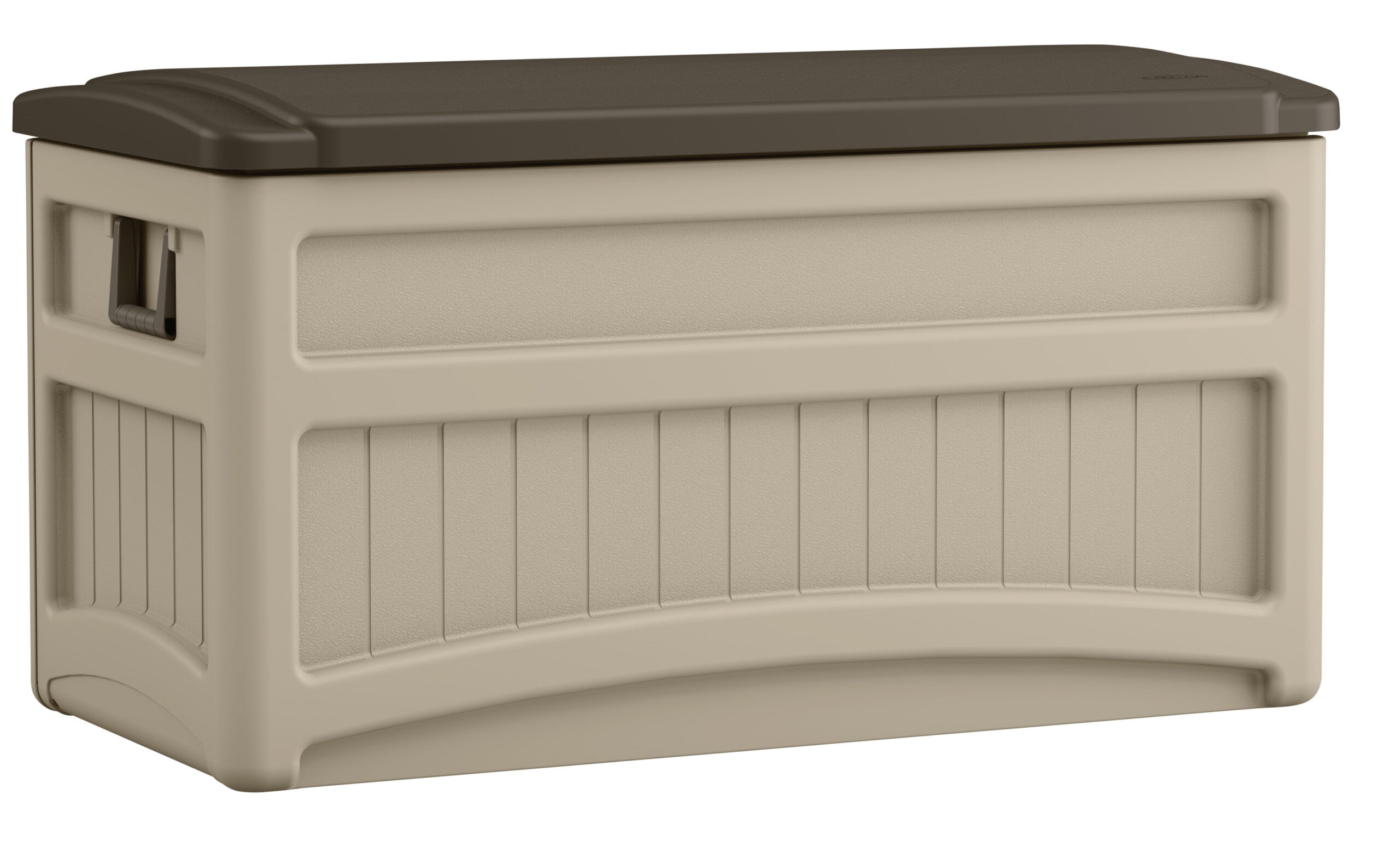 Suncast 73 Gallon Deck Box. Light Taupe. DB8000B