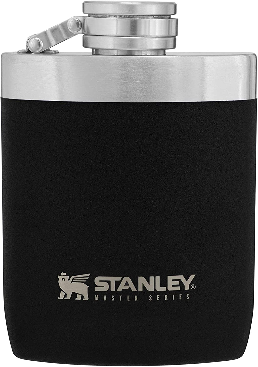 Stanley Master Unbreakable Flask 8oz with Never-Lose Cap. Wide Mouth Stainless Steel Hip Flask for Easy Filling & Pouring. Insulated BPA-Free Leak-Proof Flask