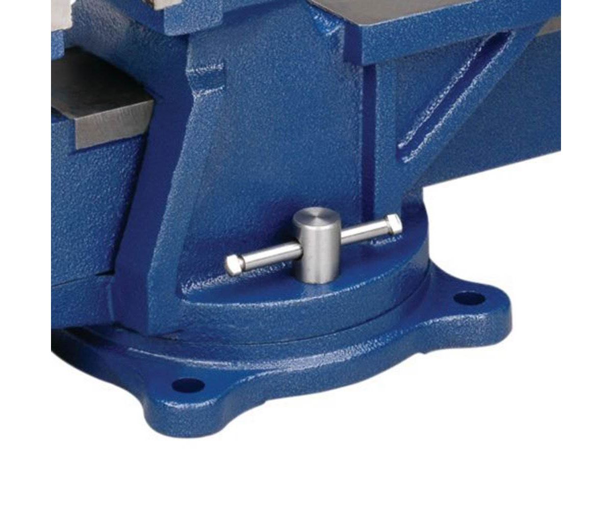 Wilton 11106 6″ Jaw General Purpose Steel Swivel Base Anvil Bench Vise. Blue