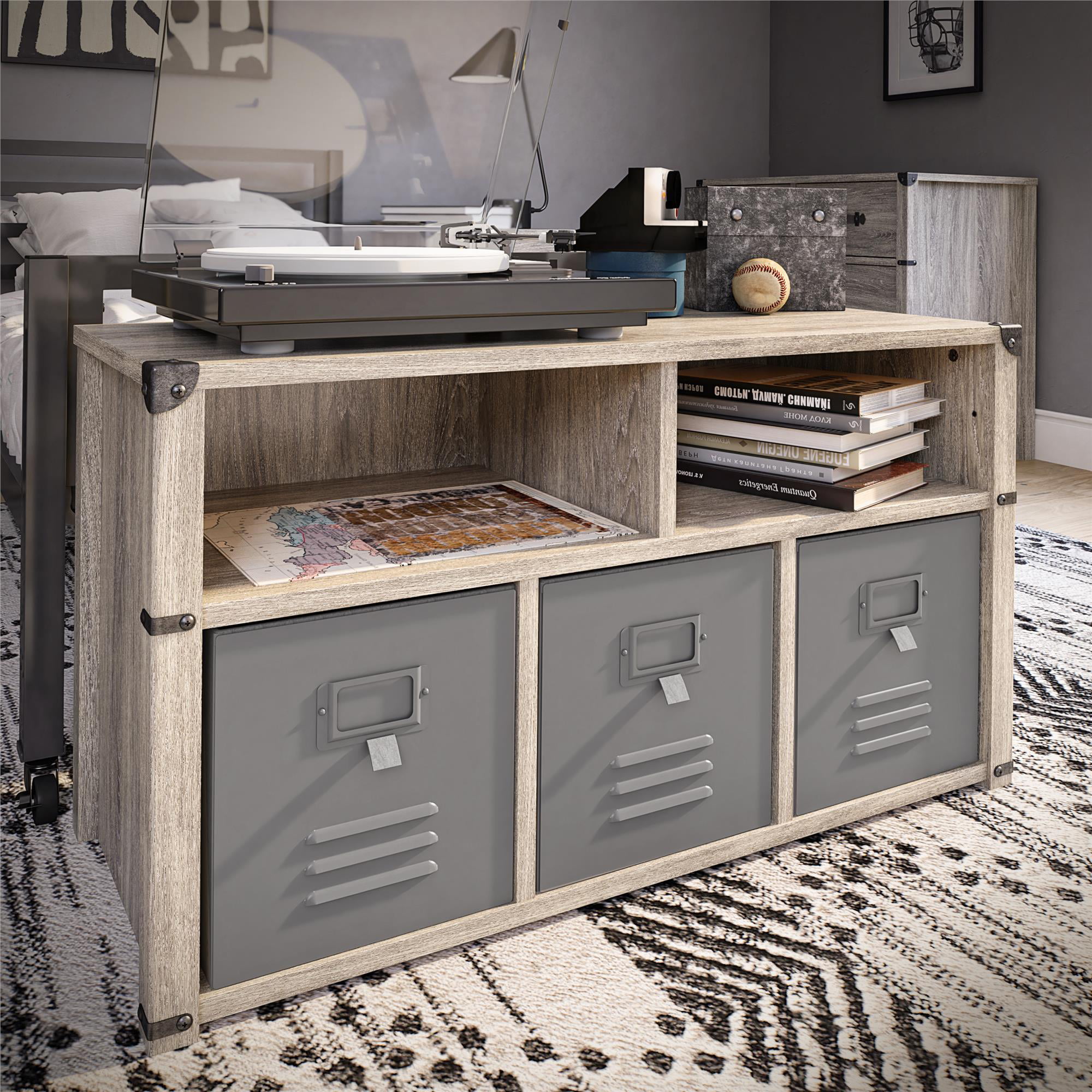 Little Seeds Nova Bedroom Storage Bench – Grey Oak
