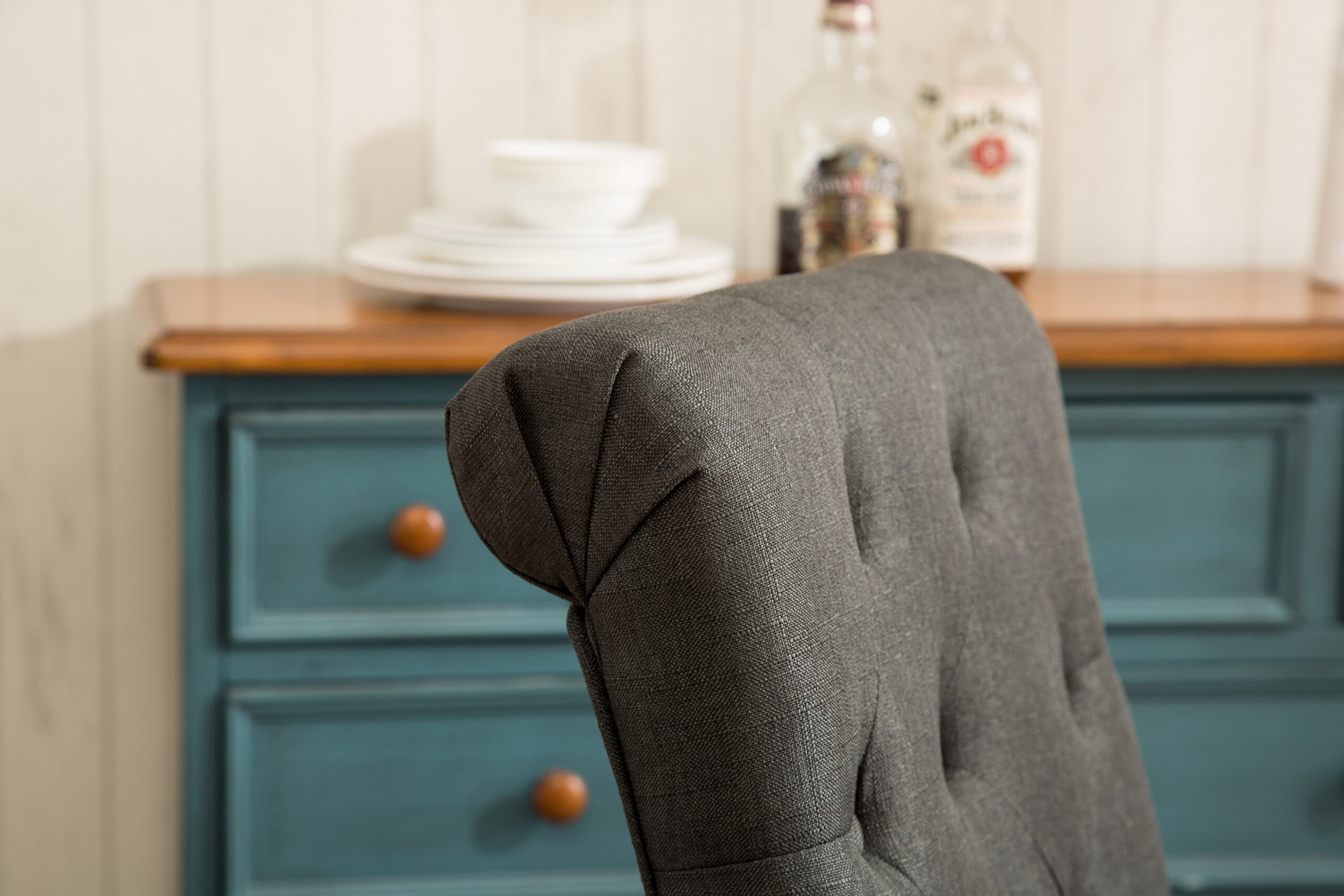 Roundhill Furniture Habit Dining Chair. Set of 2. Charcoal