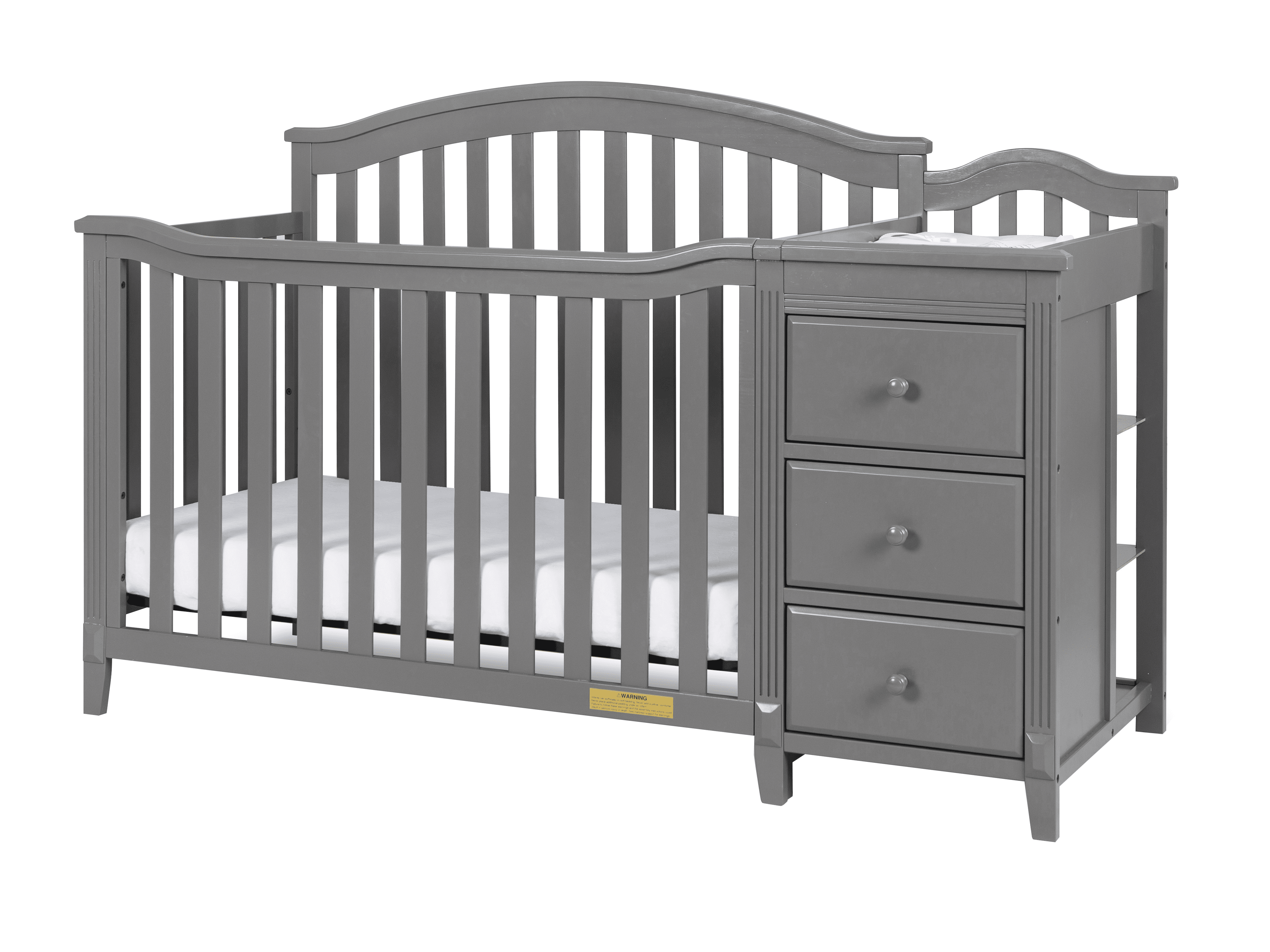 AFG Kali II 4-in-1 Convertible Crib and Changer Gray