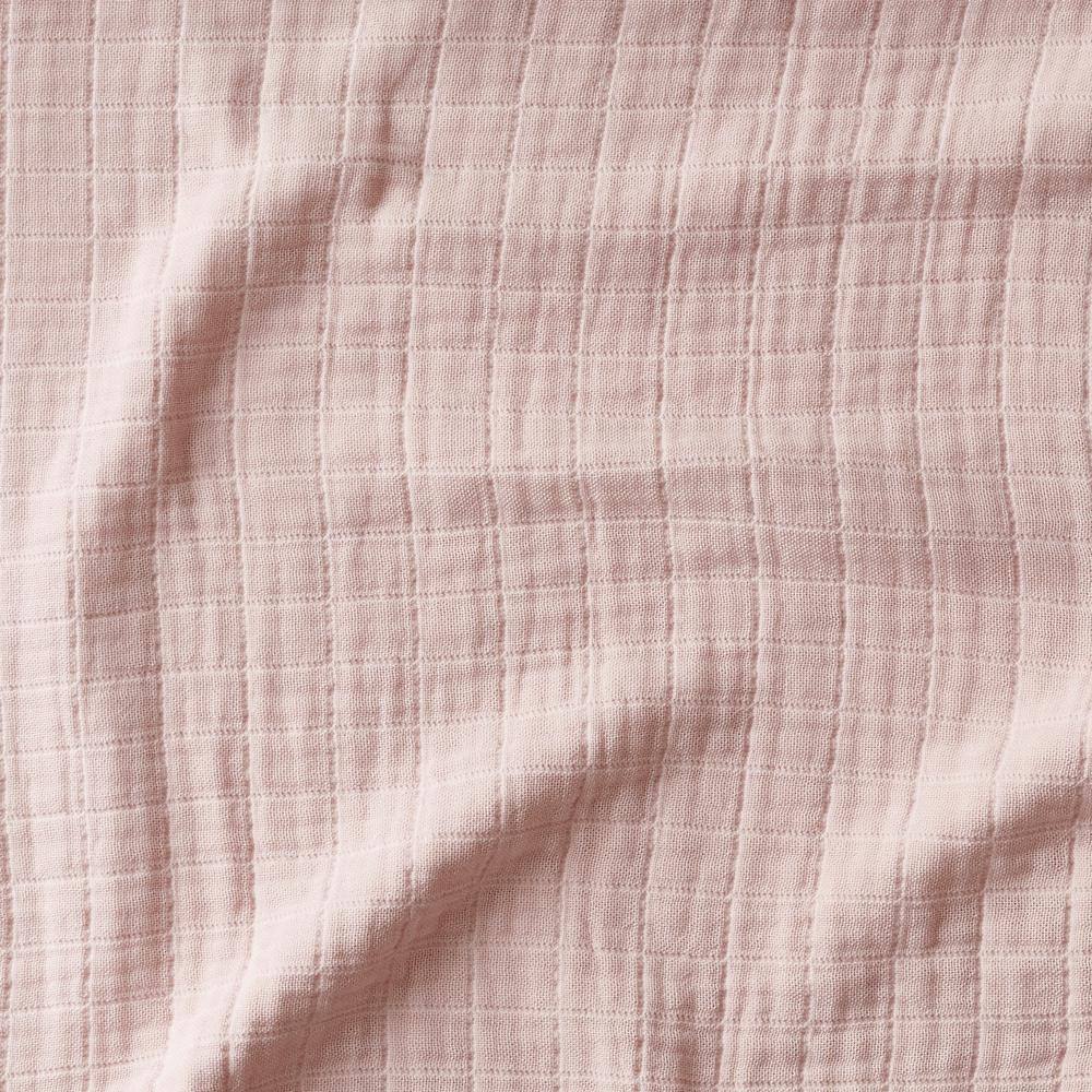The Company Store  Gossamer Rose Water Solid Cotton King Woven Blanket - Rose Water