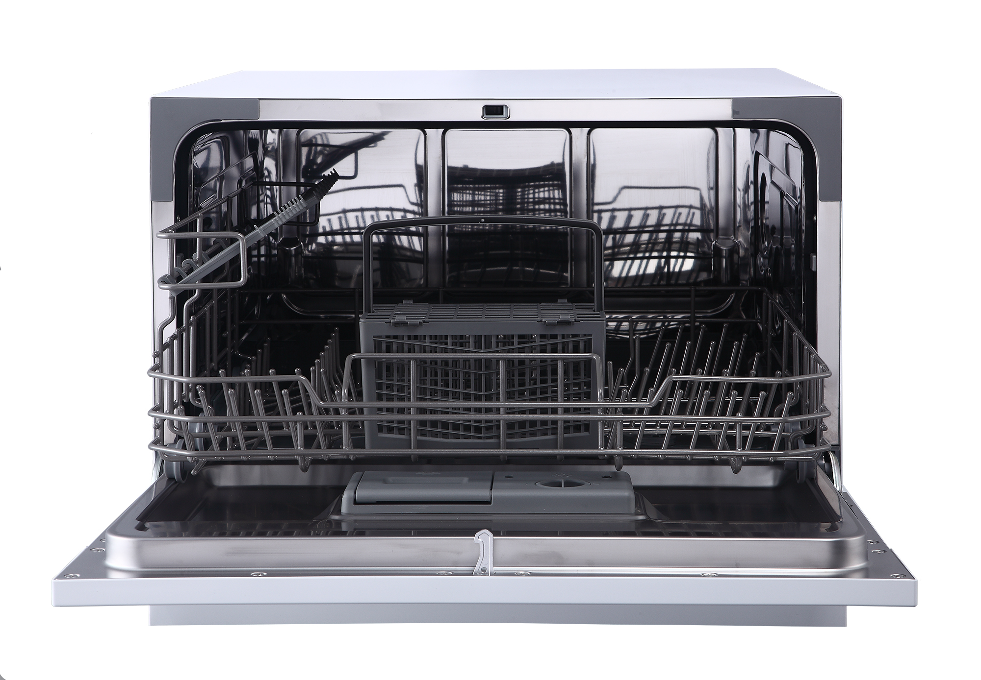 Sunpentown Delay Start & LED DIsplay Countertop Dishwasher. 2220 Series. White