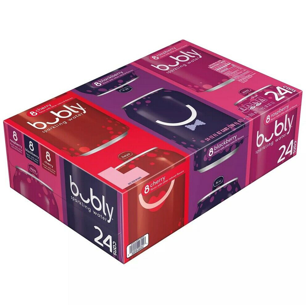 bubly Sparkling Water Variety Pack 24 pk. 12 oz./pack