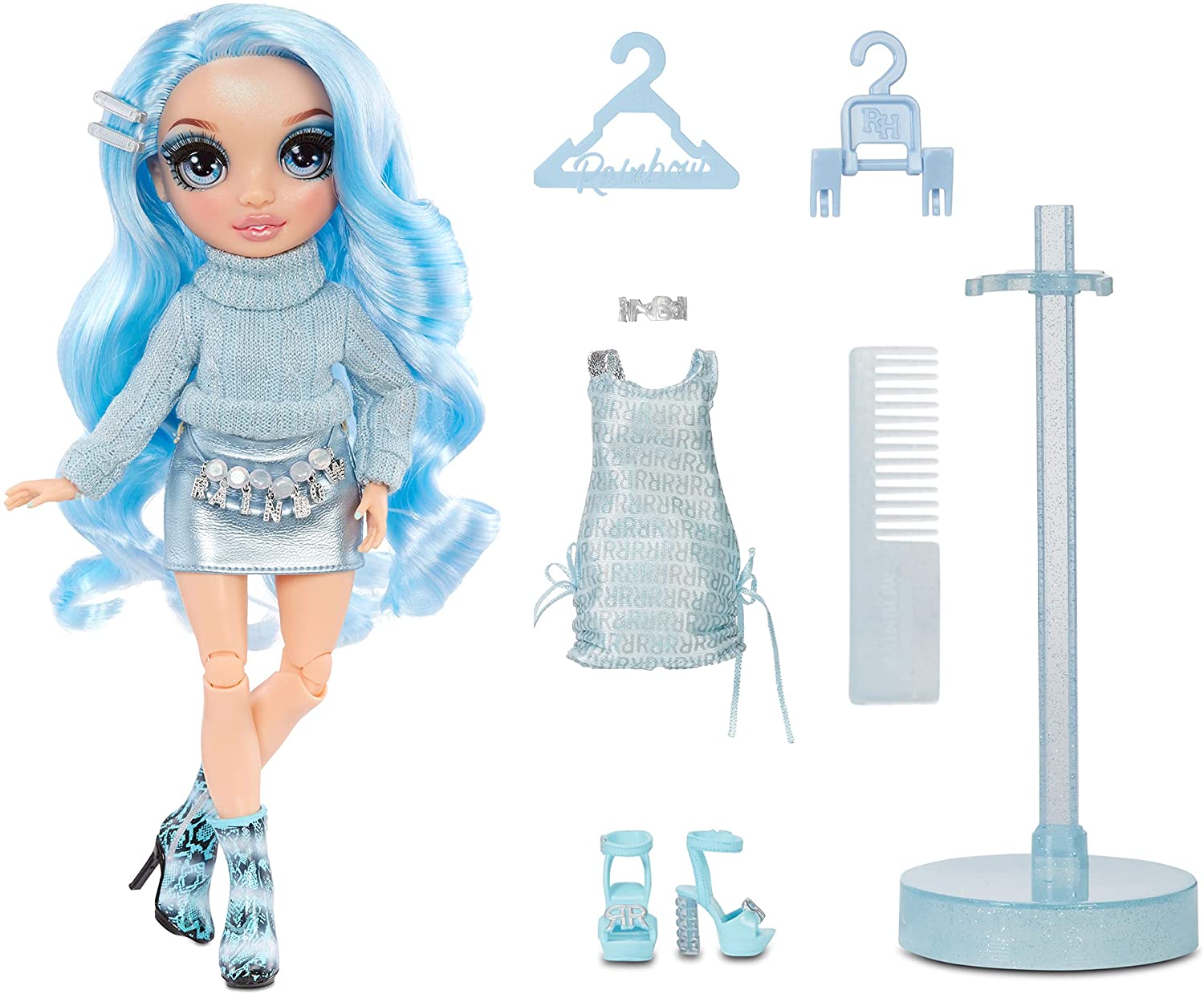 Rainbow High Series 3 Gabriella Icely Fashion Doll – Ice. 2 Designer Outfits