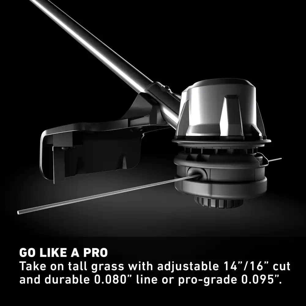 Toro 51830T 60V Max Lithium-Ion Brushless Cordless 14 in./16 in. String Trimmer - Battery and Charger Not Included