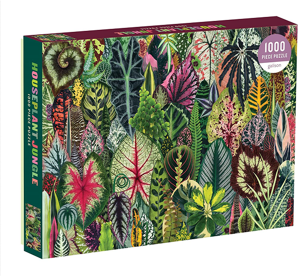 Galison Houseplant Jungle 1000 Piece Jigsaw Puzzle Adult – Plant Jigsaw Puzzle