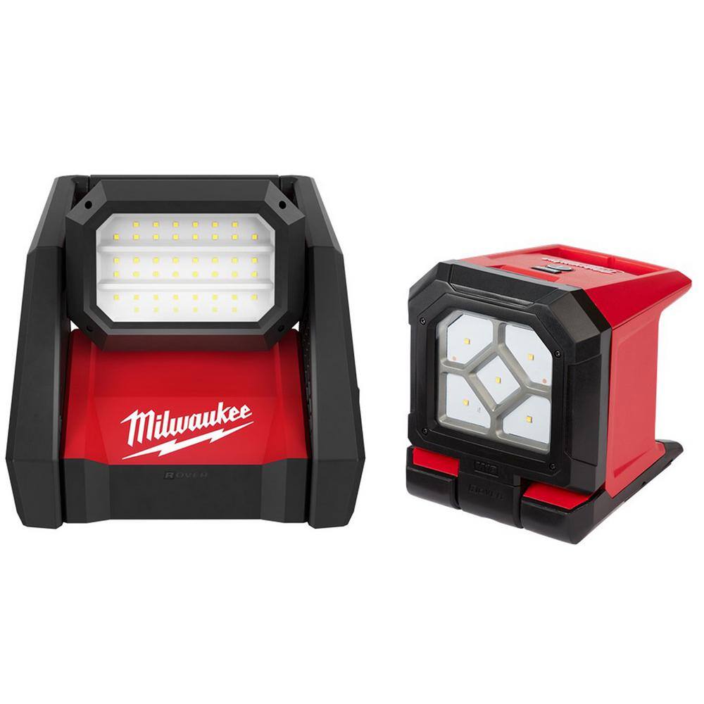 Milwaukee 2366-20-2365-20 M18 GEN-2 18-Volt Lithium-Ion Cordless 4000 Lumens ROVER LED AC/DC Flood Light with LED Mounting Flood Light