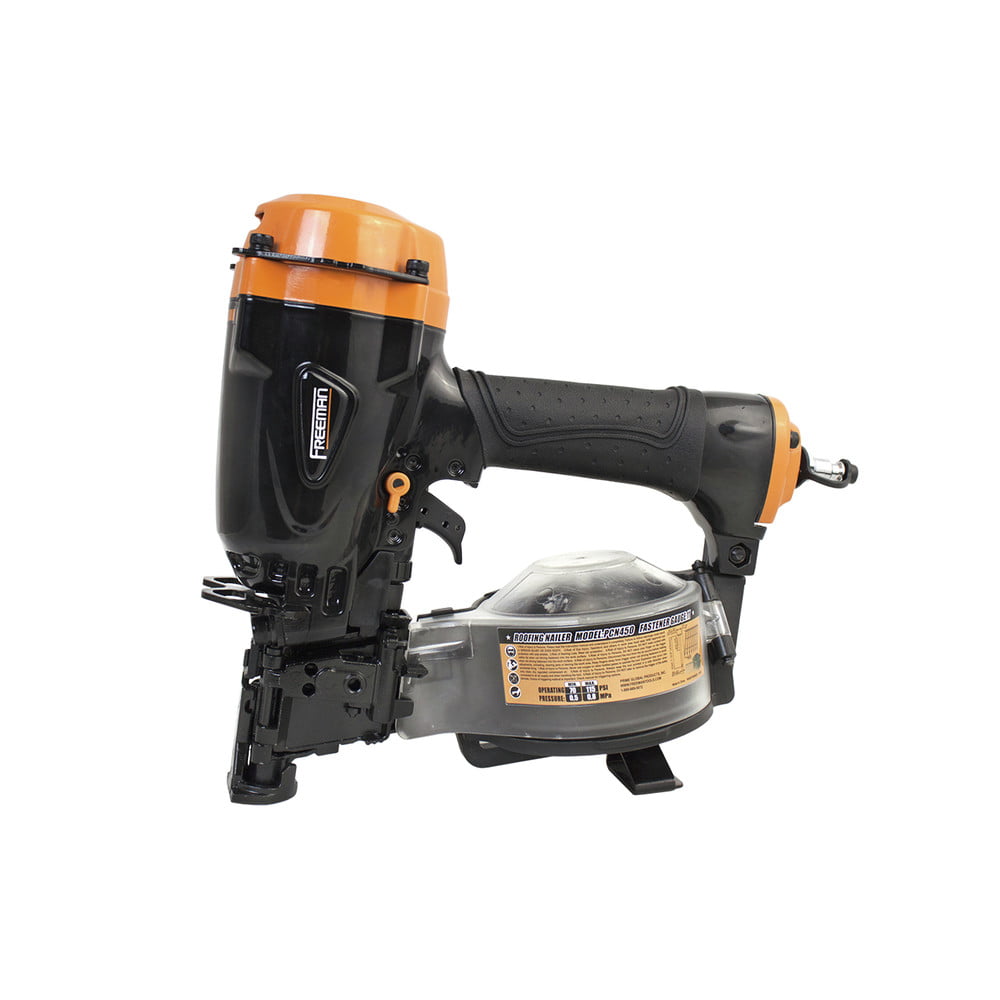 Freeman PCN450 Pneumatic 15 Degree Rapid Fire Coil Roofing Nailer