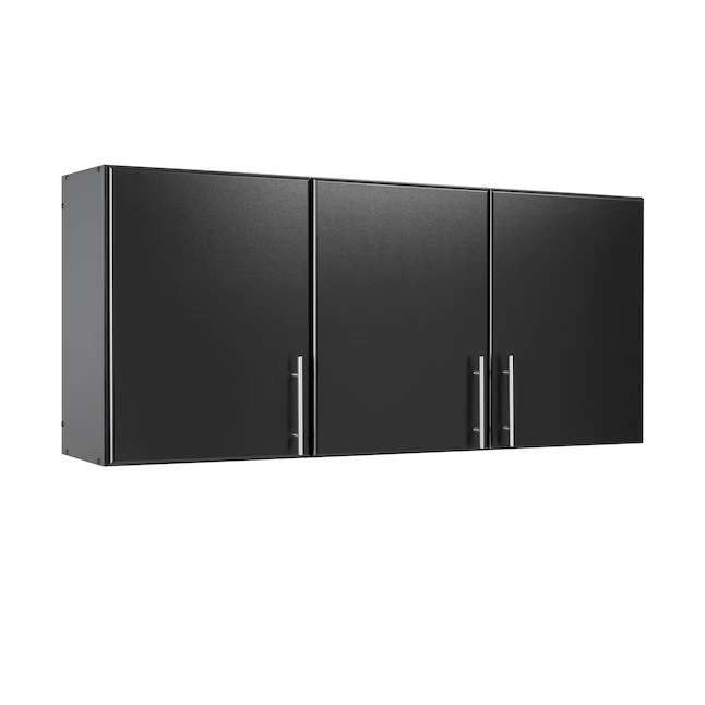 Prepac BEW-5424 Elite Storage Cabinet. 54 in Wall. Black