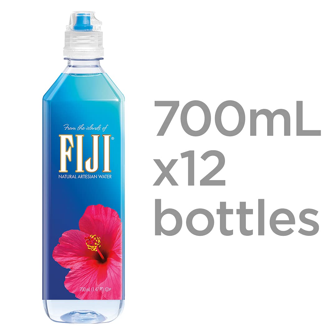 FIJI Natural Artesian Water. 23.7 Fl Ounce Bottle (Pack of 12)