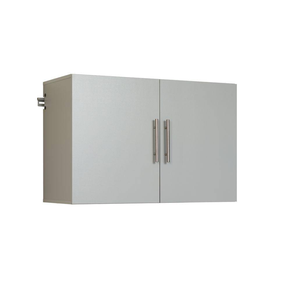 Prepac GSUW-0708-1 HangUps 36 in. W x 24 in. H x 16 in. D Upper Storage Cabinet in Light Gray