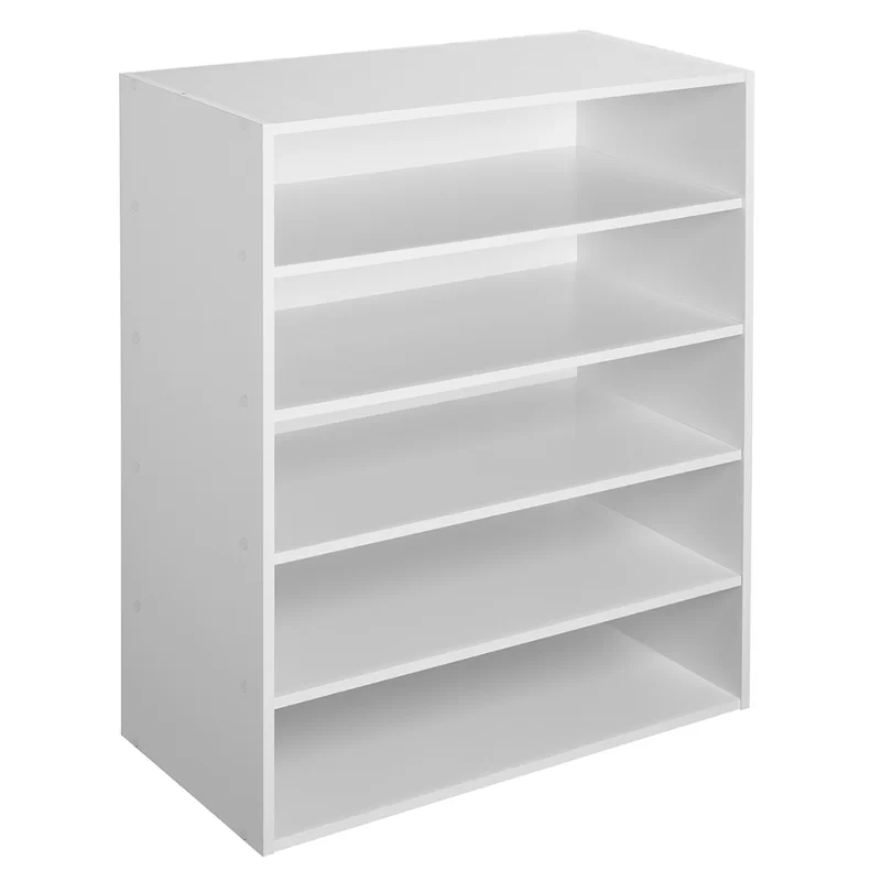 ClosetMaid 1565 Stackable 5-Shelf Organizer. White