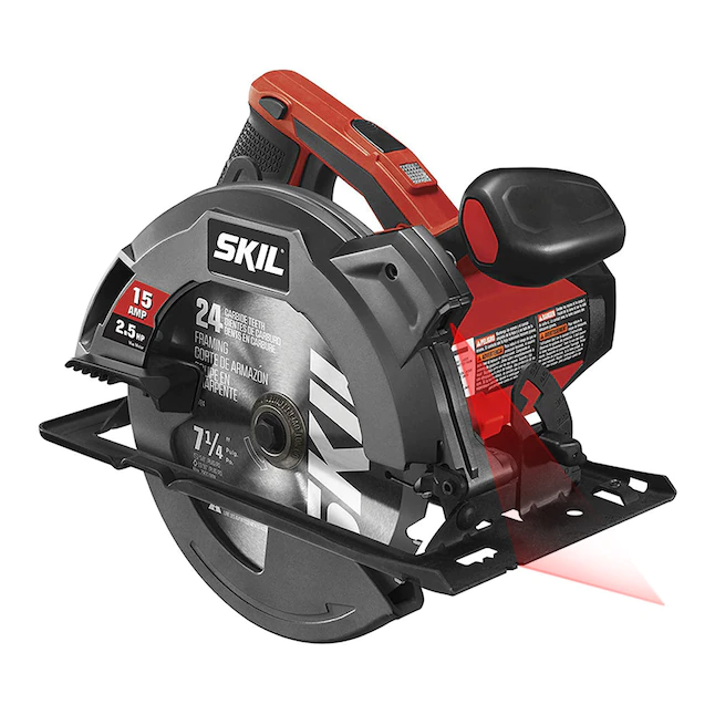 SKIL Circular Saw 5280-01 15-Amp 7-1/4-Inch Corded with Single Beam Laser Guide