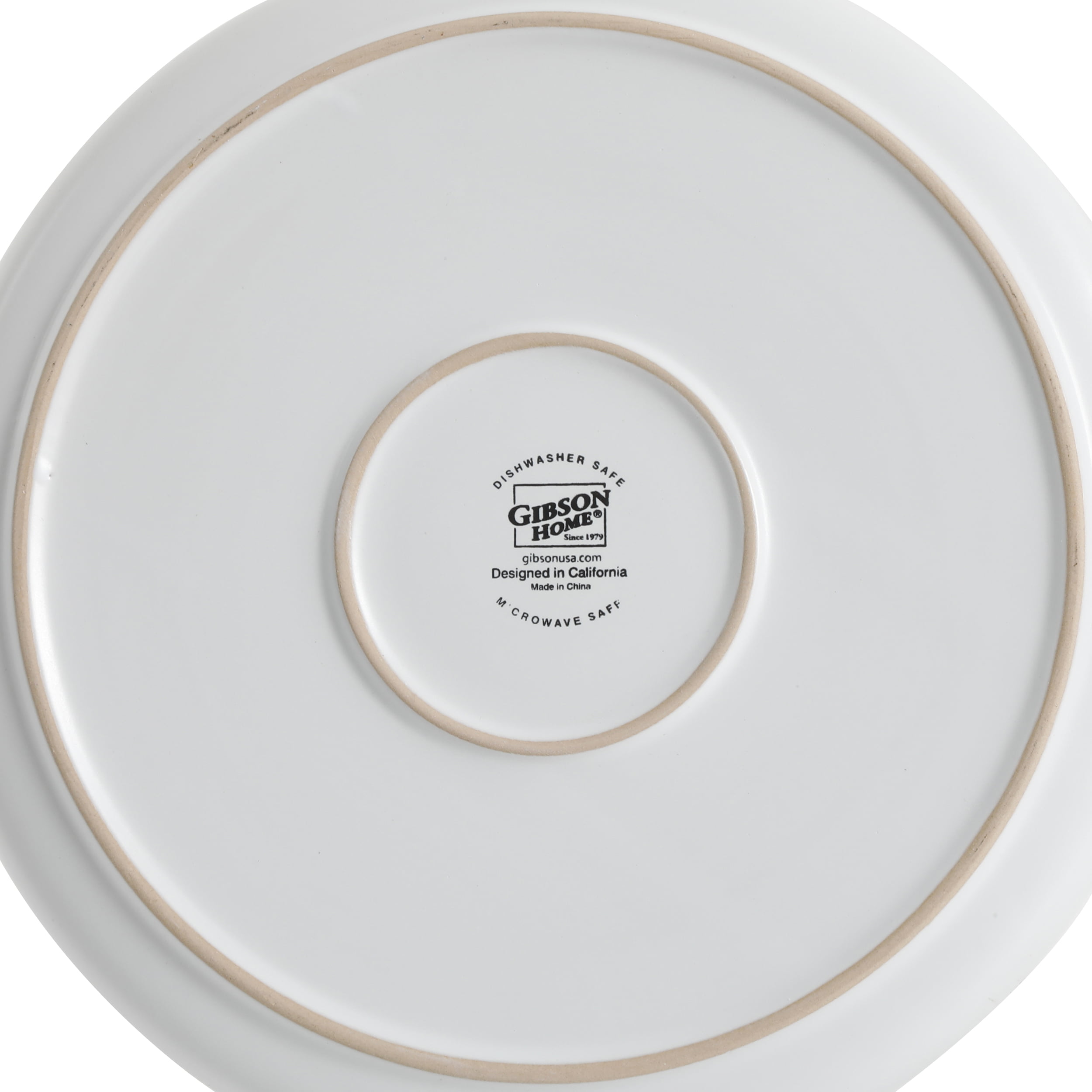 Gibson Home Everyday Essential White Dinnerware Set. 12-Piece Set