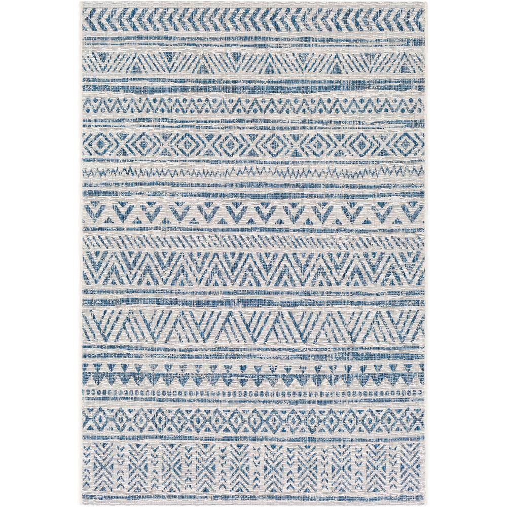 Artistic Weavers 7 ft. 10 in. x 10 ft. 2 in. Indoor/Outdoor Blue/White Area Rug