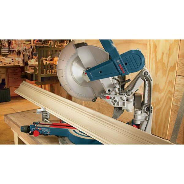 Bosch GCM12SD 15 Amp 12 in. Corded Dual-Bevel Sliding Glide Miter Saw with 60 Tooth Saw Blade