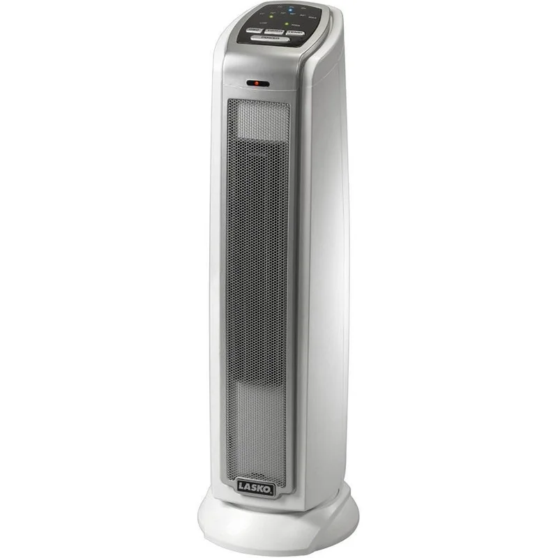 Lasko 5775 Tower 23 in. 1500-Watt Electric Ceramic Oscillating Space Heater. White