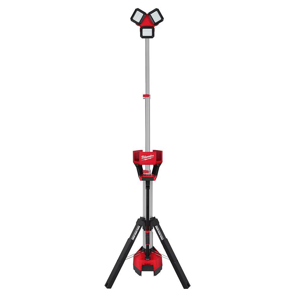 Milwaukee 2136-20 M18 18-Volt Lithium-Ion Cordless 6.000 Lumens Rocket Dual Power Tower Light with Charger (Tool-Only)