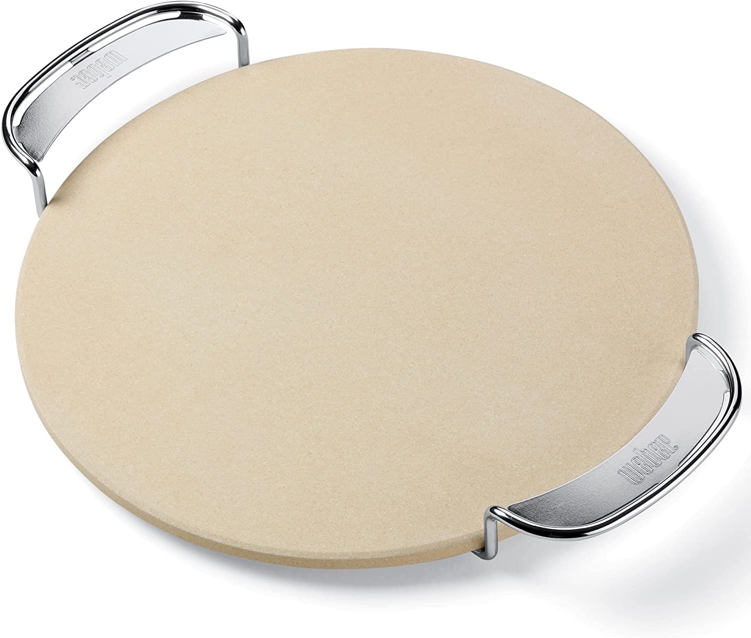 Weber Gourmet BBQ System Pizza Stone with Carry Rack.16.7″ Long