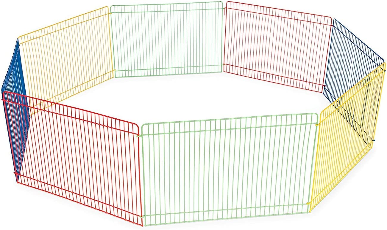 Prevue Pet Products Multi-Color Small Animal Playpen. 36-in