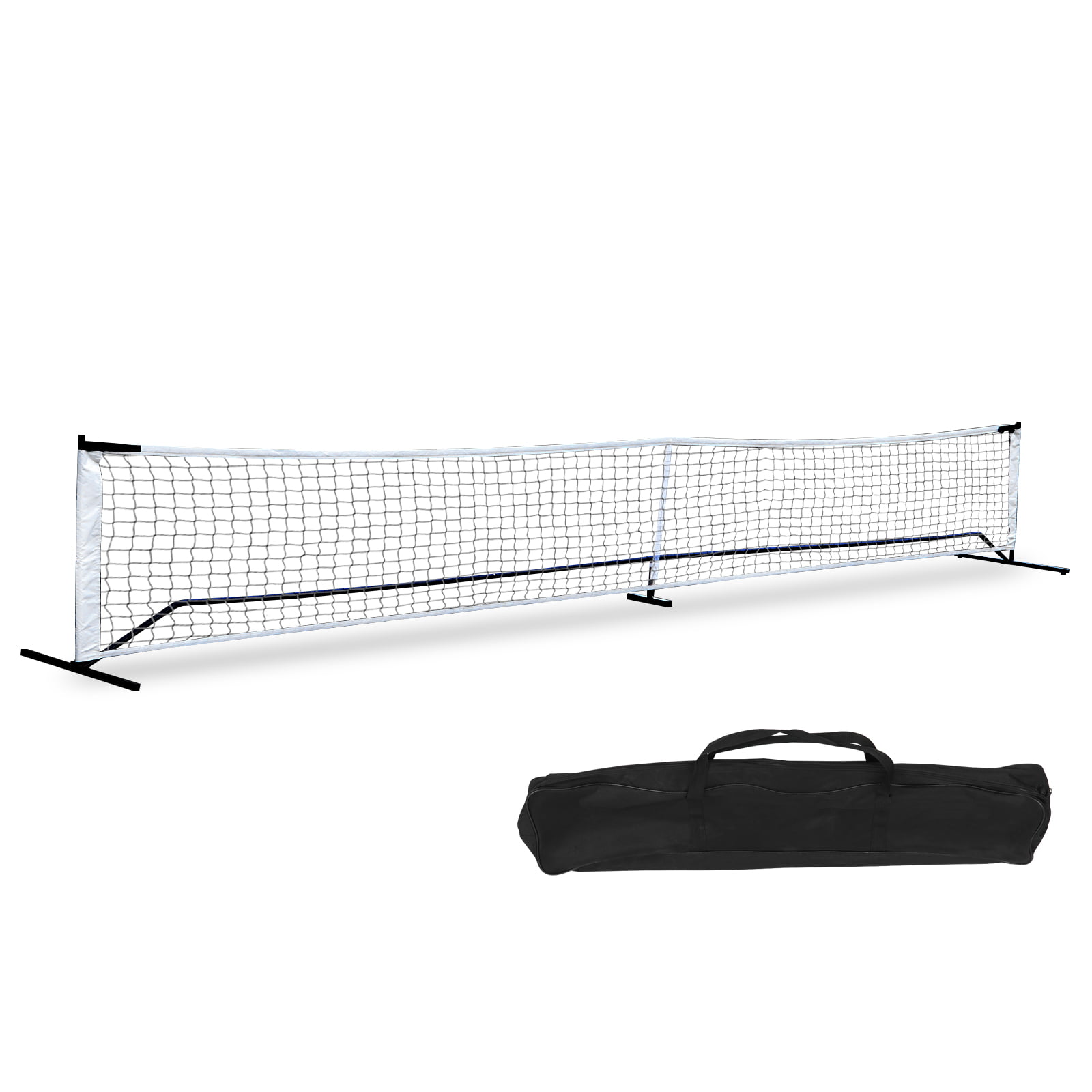 ZENY 22FT Portable Pickleball Tennis Net W/Stand. Net. Carry Bag Steel Poles Adult