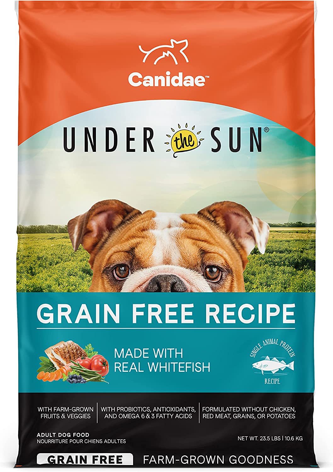 CANIDAE Under the Sun Grain-Free Adult Whitefish Recipe Dry Dog Food 23.5-lb bag